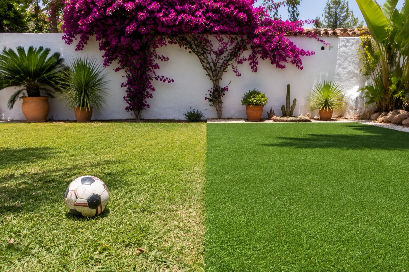 Césped natural o artificial: qué elegir en Valencia según tu jardín