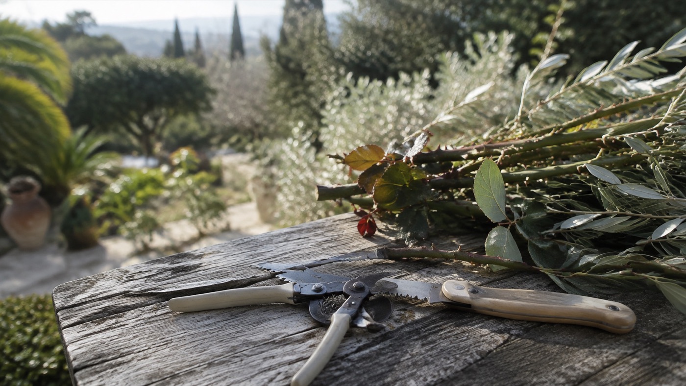 Calendario de poda para un jardín mediterráneo: qué podar cada mes
